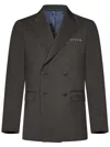 Low Brand Tropical Virgin Wool Double-breasted Blazer