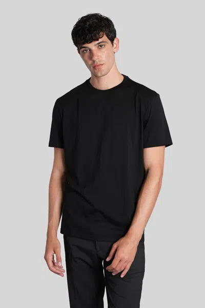 Low Brand B224 T-shirt In Black Polyamide Polyester
