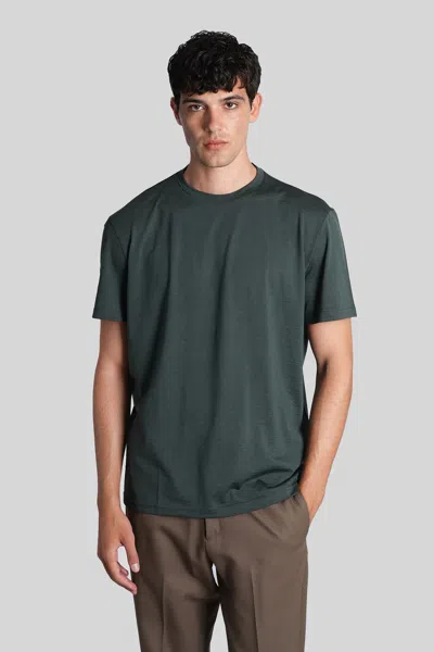 Low Brand B213 T-shirt In Green Cotton