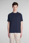 Low Brand B224 T-shirt In Blue Polyamide Polyester In Blue
