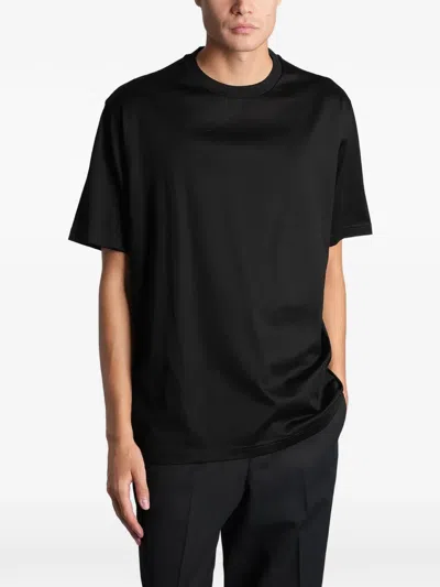 Low Brand B240 Rose-embroidered T-shirt In Animal Print