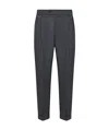Low Brand Riviera  Wool Pants In Black