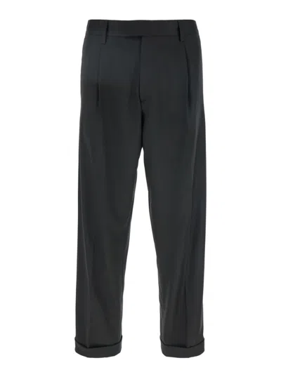 Low Brand Black Kim Luxor Black Plissed Pants