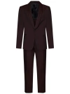 LOW BRAND BLACK RUM-COLORED WOOL EVENING SUIT