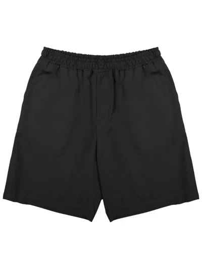 Low Brand Black Solid Shorts