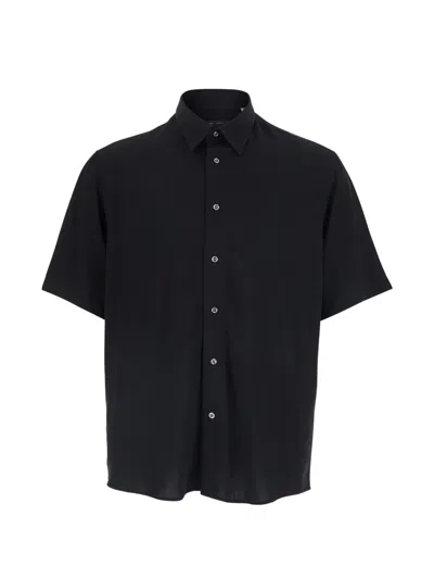 Low Brand Button-up Shirt In Black