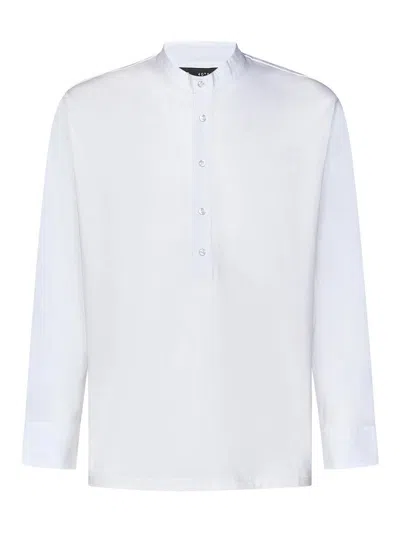 Low Brand White Mercerized Cotton Jersey T-shirt