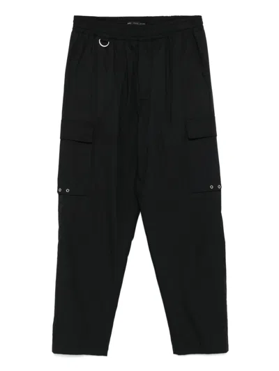 Low Brand Cargo Pants In Black  