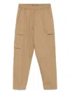 Low Brand Combo Cargo Pants In Brown