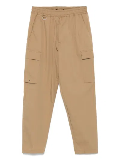 Low Brand Combo Cargo Pants In Brown