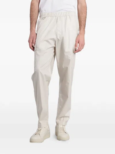 Low Brand Combo Elasticated-waist Cargo Pants In Neutral