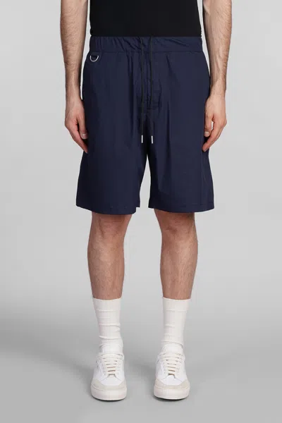 Low Brand Combo Shorts In Blue Cotton