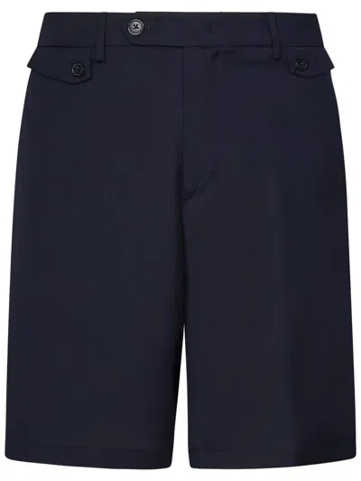 Low Brand Shorts Cooper Pocket  In Blu