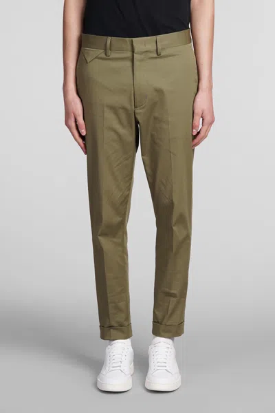 Low Brand Cooper T1.7 Pants In Green Cotton