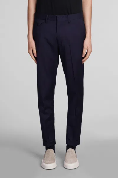 Low Brand Cooper T1.7 Tropical Pants In Blue Wool