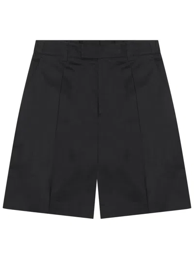 Low Brand Cotton Shorts In Black