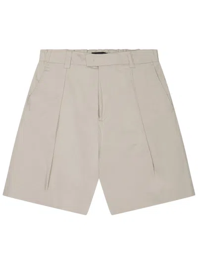 Low Brand Cotton Shorts In Neutral