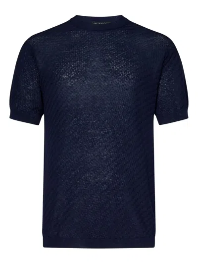 Low Brand Cotton T-shirt In Blue