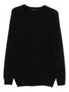 Low Brand Crew-neck Sweater In Black