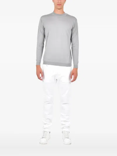 Low Brand Crew-neck Sweater In Gray