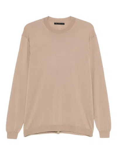 Low Brand Crew-neck Sweater In Neutral