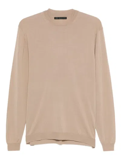 Low Brand Crew-neck Sweater In Nude