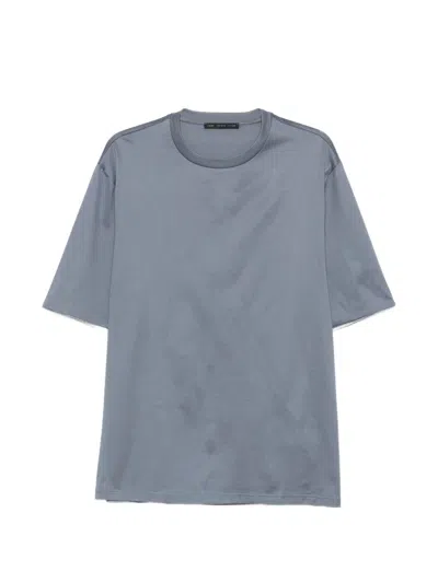 Low Brand Crew-neck Short-sleeve T-shirt In Gray