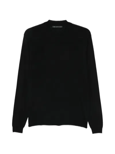 Low Brand Crew-neck Sweater In Black