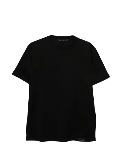 Low Brand Cotton Crew Neck T-shirt In Black
