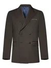 Low Brand Tropical Virgin Wool Double-breasted Blazer