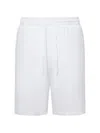 Low Brand Drawstring Elasticated-waist Shorts In White
