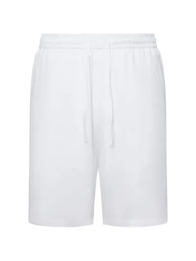Low Brand Drawstring Elasticated-waist Shorts In White
