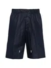 Low Brand Drawstring Shorts In Blue