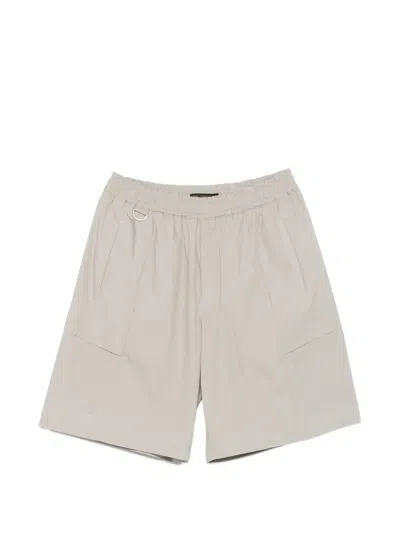 Low Brand Elasticated-waist Cargo Shorts In Gray