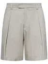 Low Brand Pleat-detail Shorts
