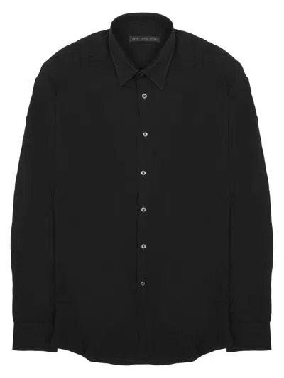 Low Brand Essential Cotton Short-sleeve Shirt For Men In Black