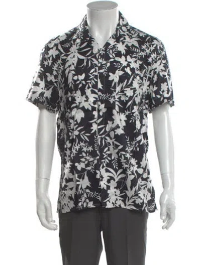 Pre-owned Low Brand Floral Print Short Sleeve Shirt In Multi