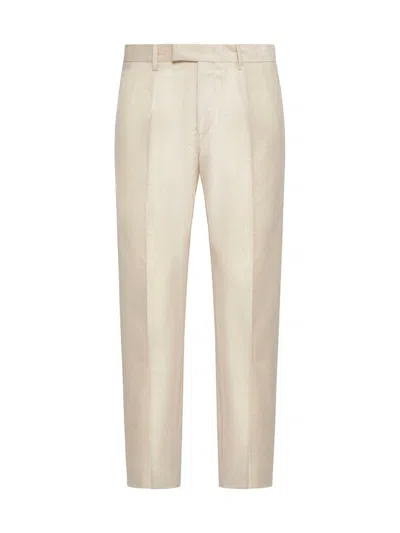 Low Brand Ford Pence Trousers In Beige