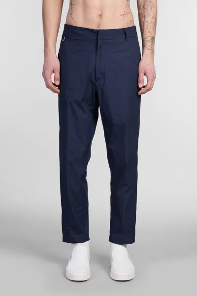 Low Brand George Pants In Blue Cotton