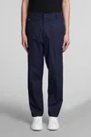 LOW BRAND GEORGE PANTS IN BLUE COTTON