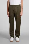 LOW BRAND GEORGE PANTS IN GREEN COTTON