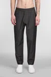 Low Brand George Pants In Grey Wool In Grey