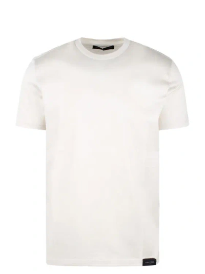 Low Brand Jersey Cotton Slim T-shirt In White