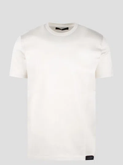 Low Brand Jersey Cotton Slim T-shirt In White