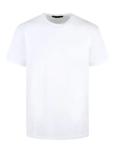 Low Brand Classic Stretch T-shirt For Men In White