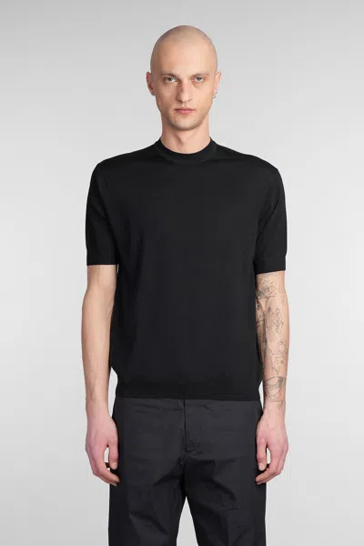 Low Brand K193 T-shirt In Black Viscose