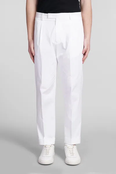 Low Brand Kim Pants In White Cotton