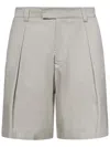 Low Brand Pleat-detail Shorts