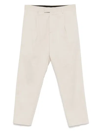 Low Brand Logo-tag Trousers In Neutrals