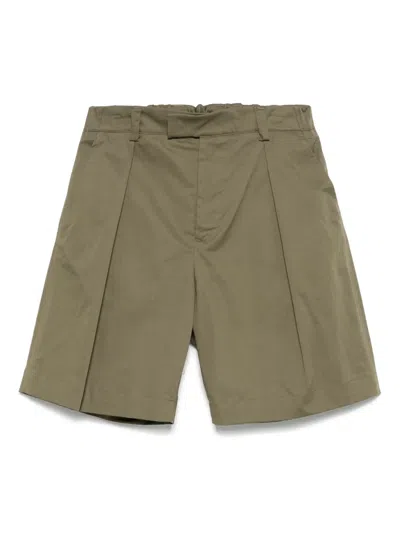 Low Brand Logo-tag Shorts In Green